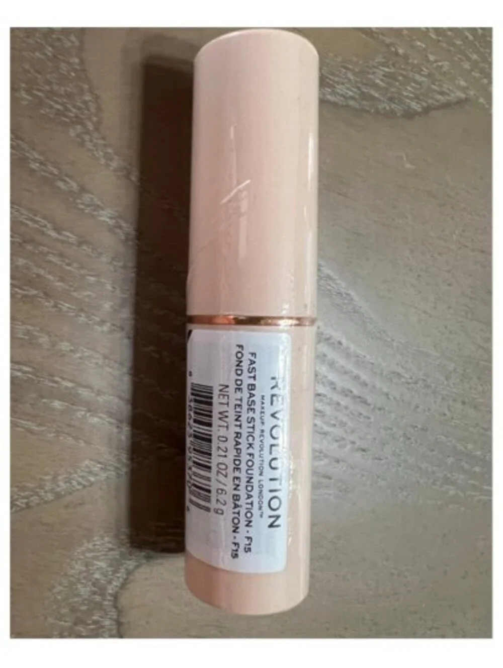 Revolution Fast Base Foundation Concealer stick F15 dark deep rich brown